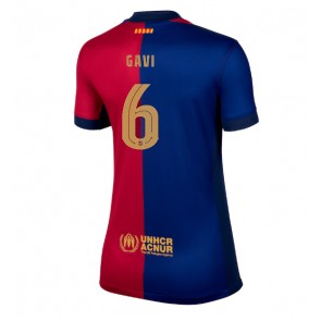 Barcelona Paez Gavi #6 Dámské Domácí Dres 2024-25 Krátký Rukáv